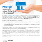 Declaration of homestead