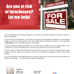 Risk of foreclosure