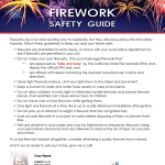 Firework safety