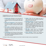 Budgeting tips for new homeowners