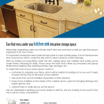 Kitchen sink storage