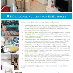 Decorating ideas for small spaces