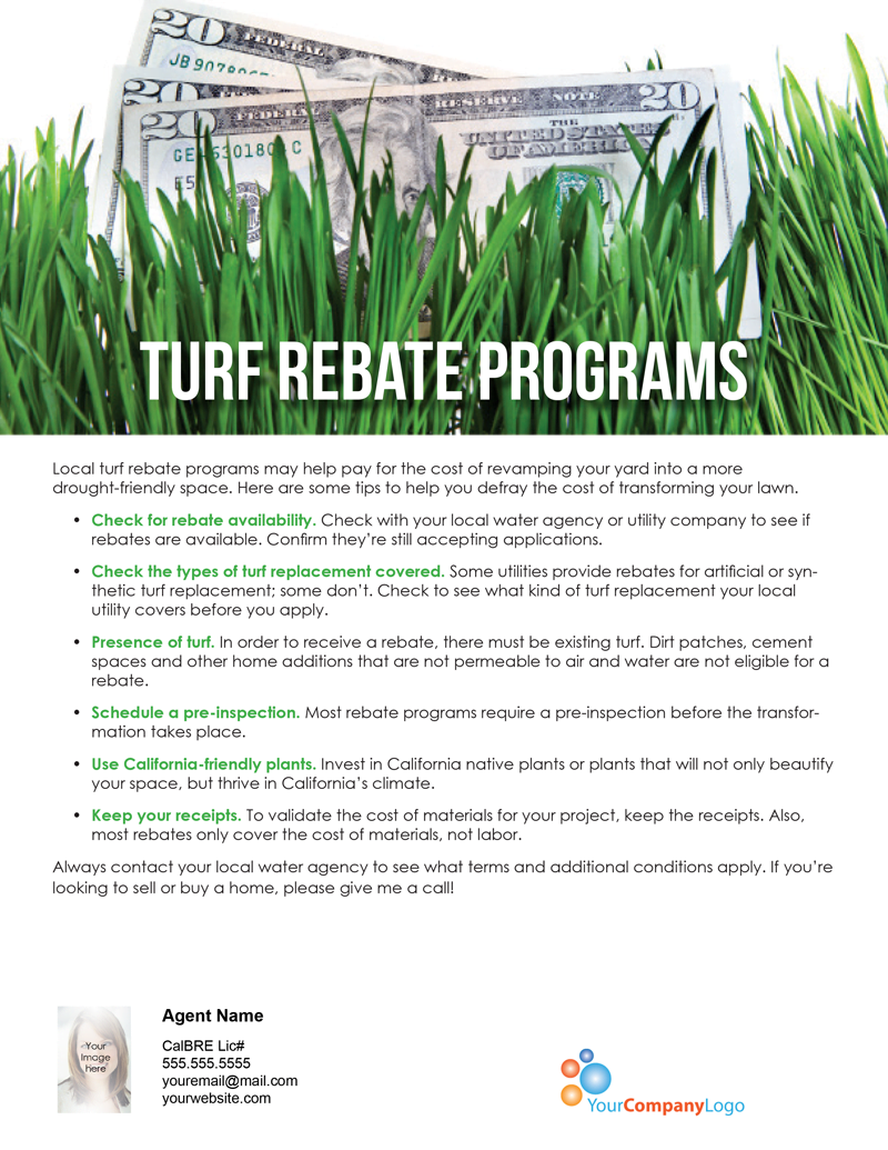 Guidelines For Photo For State Turf Rebate Program