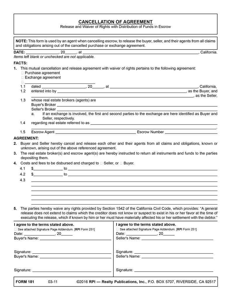 Simple Escrow Agreement Template