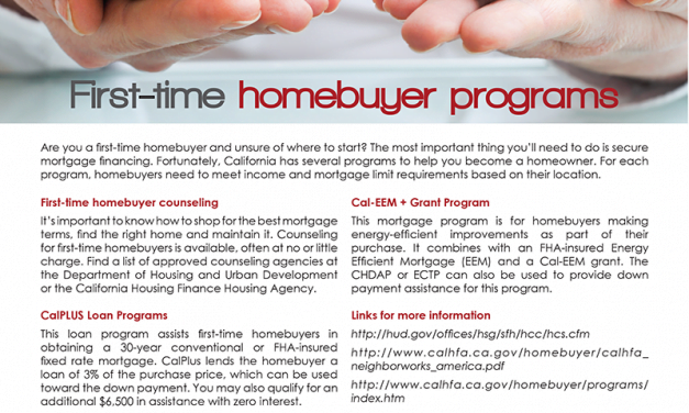 FARM: First-time homebuyer programs