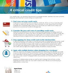 FARM: 4 critical credit tips