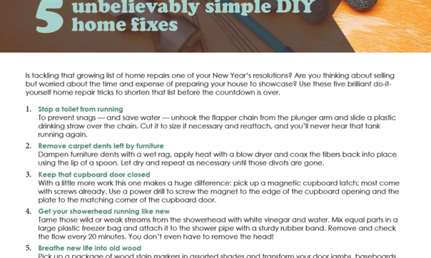 FARM: 5 unbelievably simple DIY home fixes