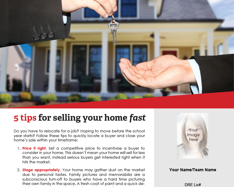 FARM: 5 tips for selling your home fast