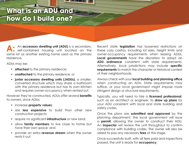 How Long Does It Take To Construct an ADU?