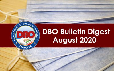 DBO Bulletin Digest August 2020