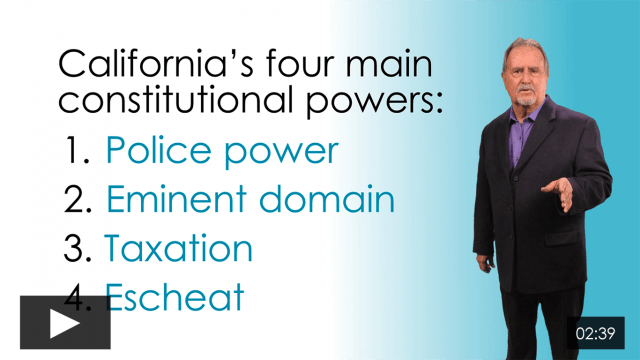 The Authority to Legislate