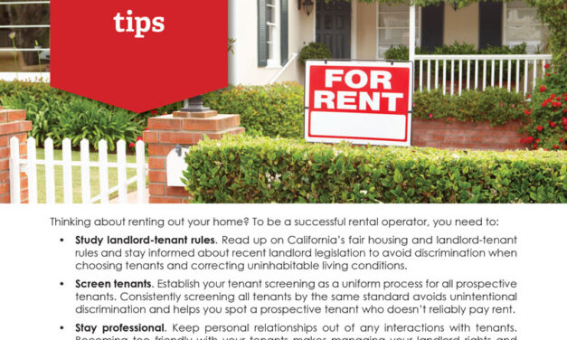 FARM: First-time landlord tips