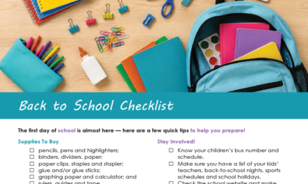 FARM: Back to School Checklist