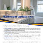 Bathroom update tips