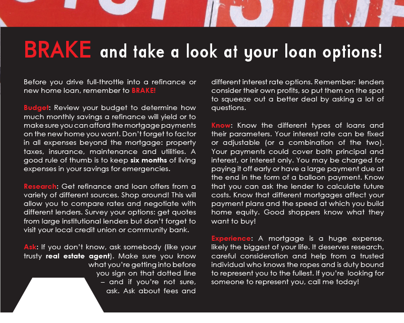 FARM: BRAKE and take a look at your loan options!