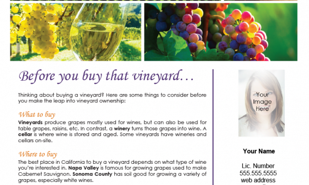 FARM: Before you buy that vineyard…