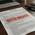 Your fee agreement, a purchase agreement, the breaching buyer