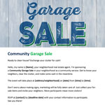 Garage sale