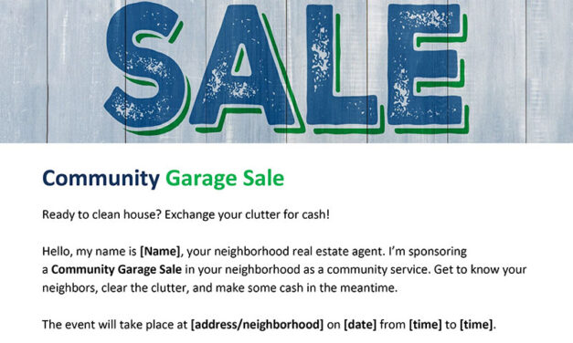 FARM: Community garage sale
