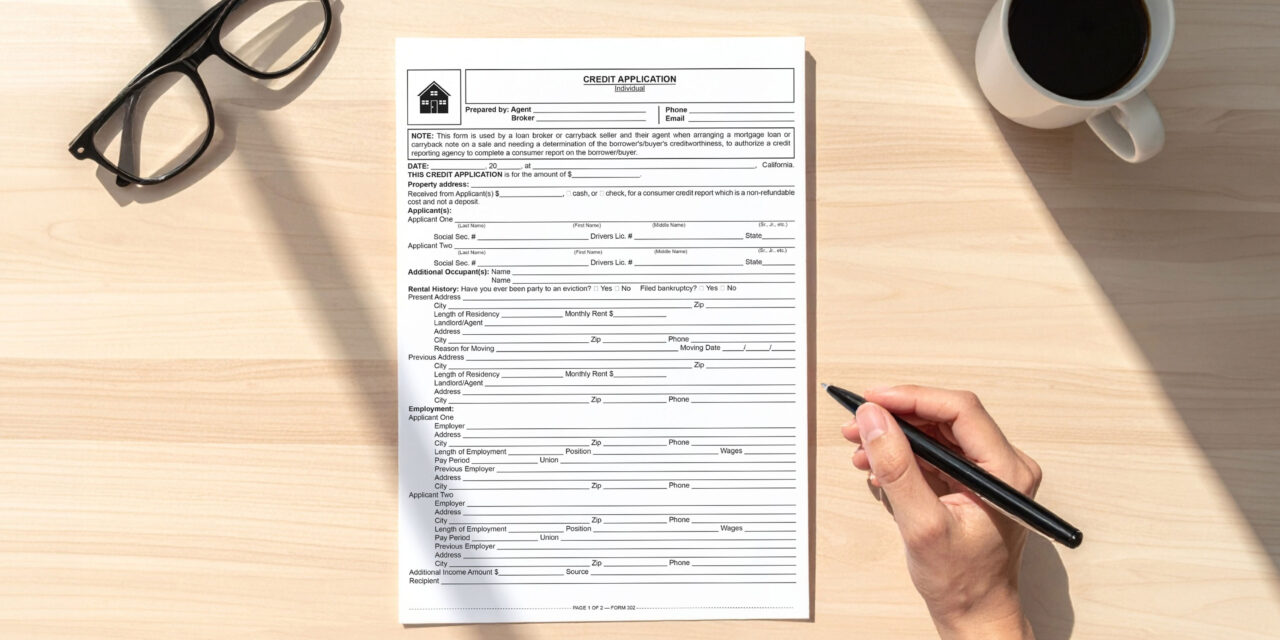 Form-of-the-Week: Credit report disclosure forms for originating an SFR mortgage — Forms 302, 217, 217-1, 217-2 and 219