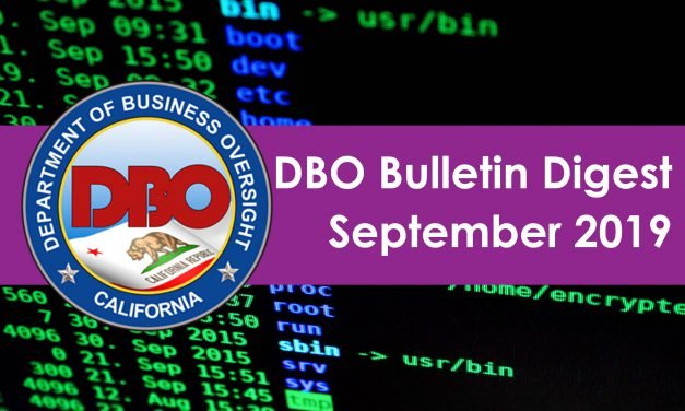 DBO Bulletin Digest September 2019