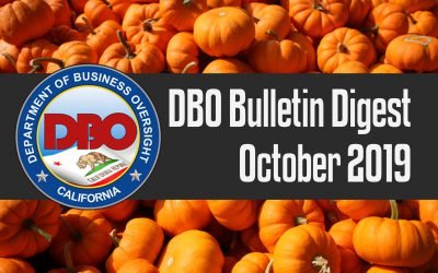 DBO Bulletin Digest October 2019