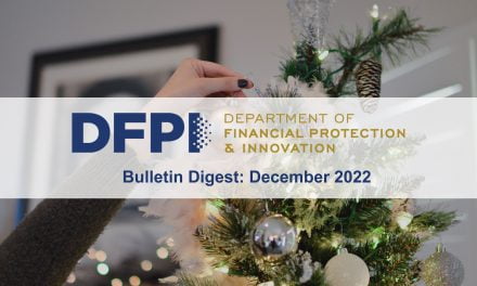 DFPI Bulletin Digest: December 2022