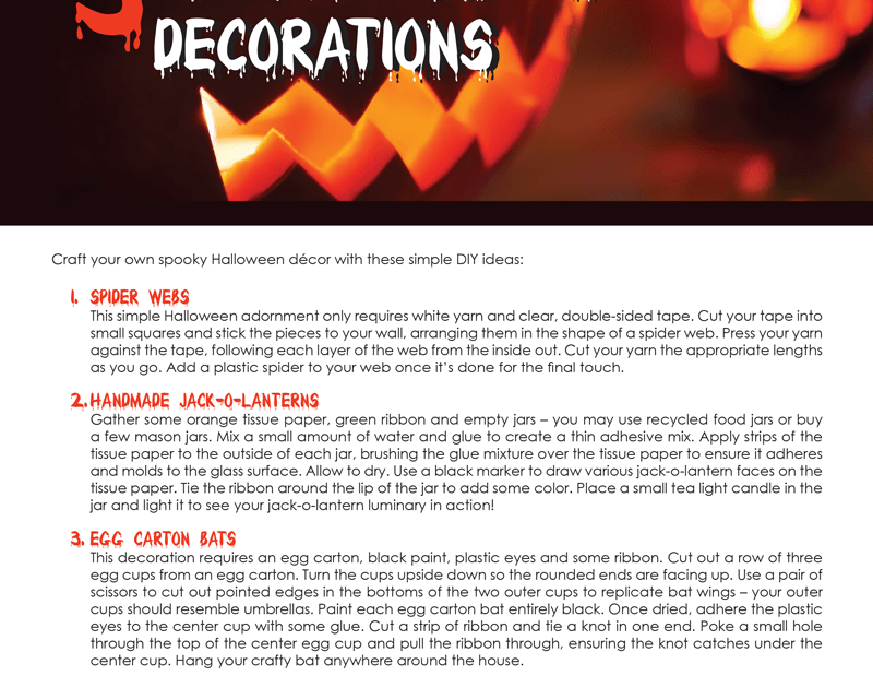 FARM: 3 DIY Halloween decorations