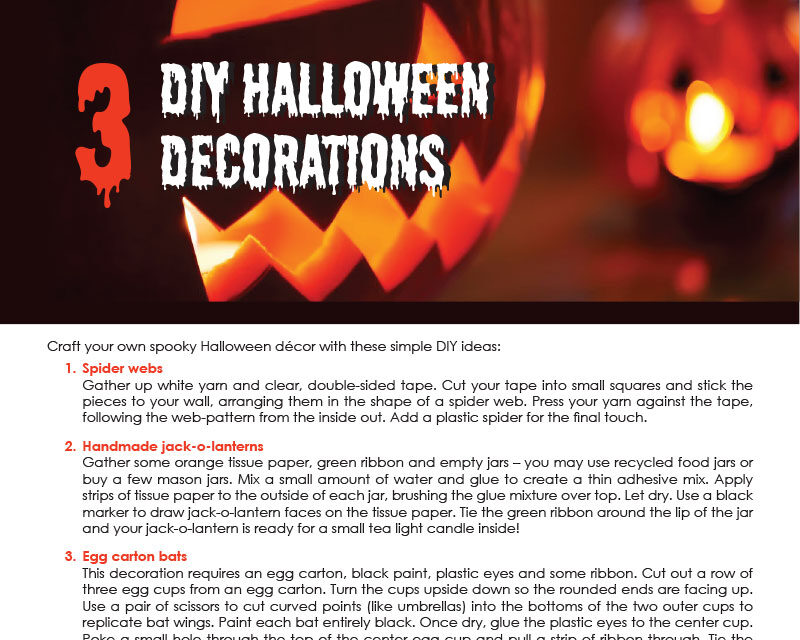 FARM: 3 DIY Halloween decorations