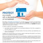 Declaration of homestead