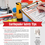 Earthquake safety tips