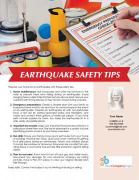 Farm: Earthquake Safety Tips 