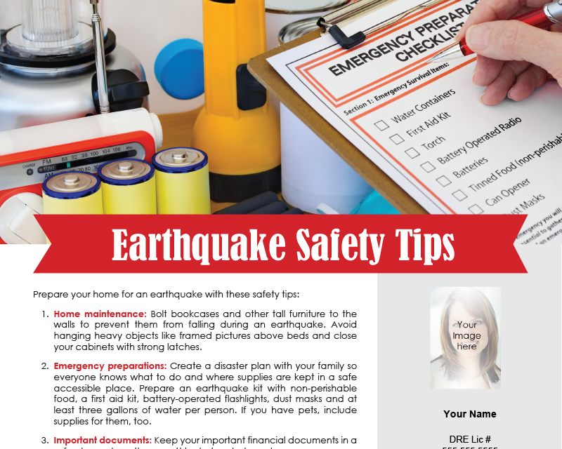 FARM: Earthquake safety tips