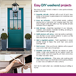 Easy DIY weekend projects