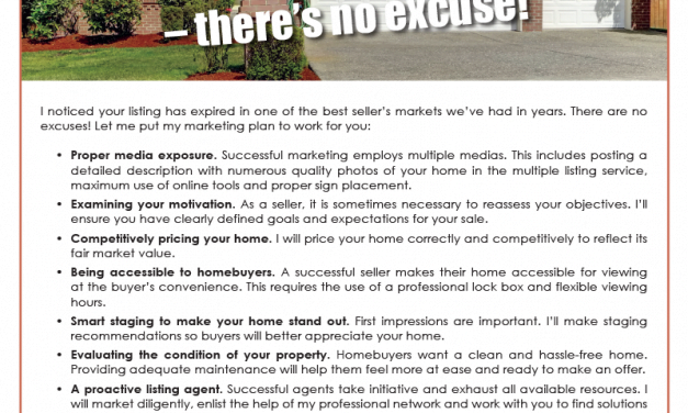 FARM: Your listing  expired  – there’s no excuse!