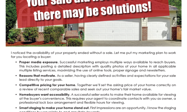 FARM: Your sale did not happen – there may be solutions!