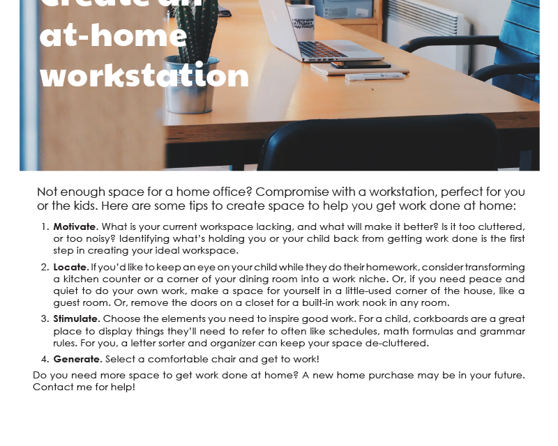 FARM: Create an at-home workstation