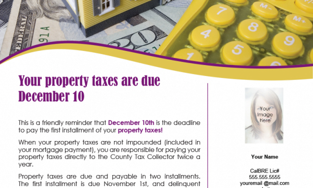 FARM: Your property taxes are due December 10