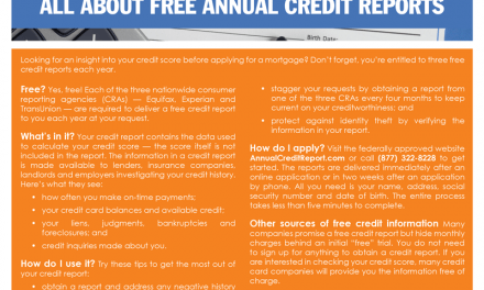FARM: All about free annual credit reports