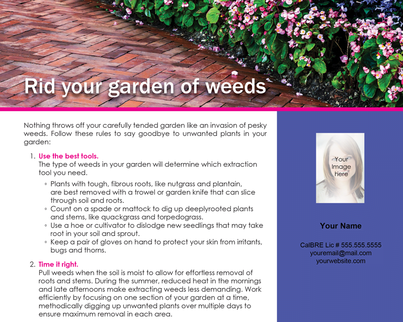 FARM: Rid your garden of weeds