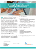 Client Q&A: How long is the period an agent represents a buyer-client?