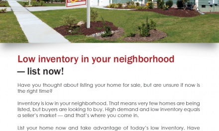 FARM: Low inventory in your neighborhood — list now!