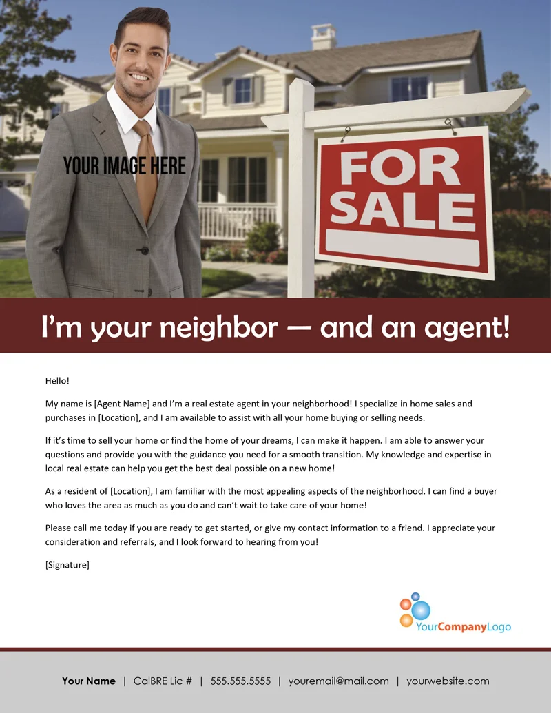 Real estate ad i can help make it deals happen