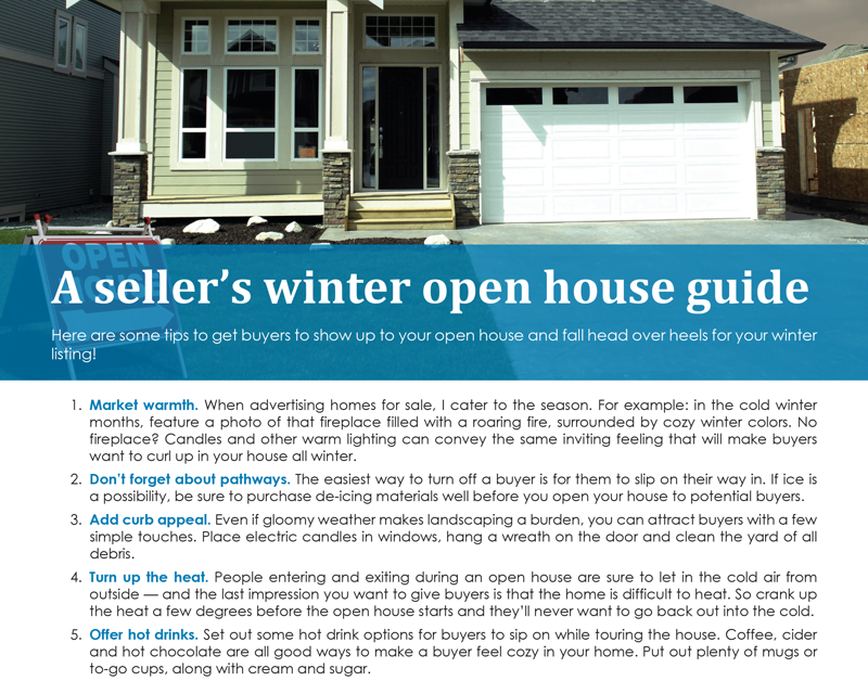 FARM: A seller’s winter open house guide