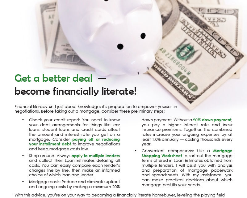 FARM: Get a better deal — become financially literate!