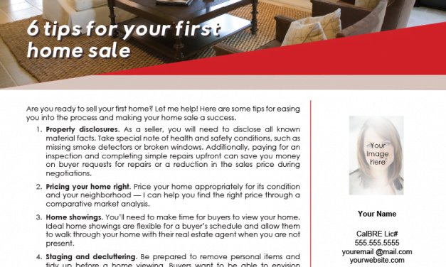 FARM: 6 tips for your first home sale