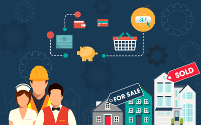 The interplay between home sales, GDP and employment