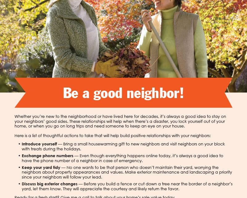 FARM: Be a good neighbor!