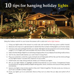 10 tips for hanging holiday lights