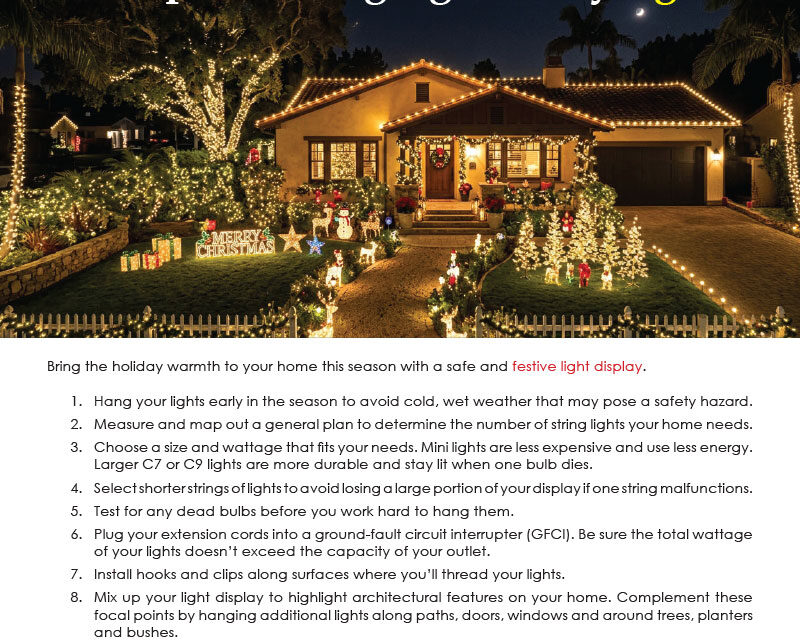FARM: 10 tips for hanging holiday lights